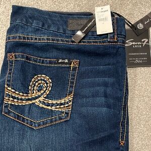 Seven 7 Women’s Blue Jeans Boot Cut Size 20
